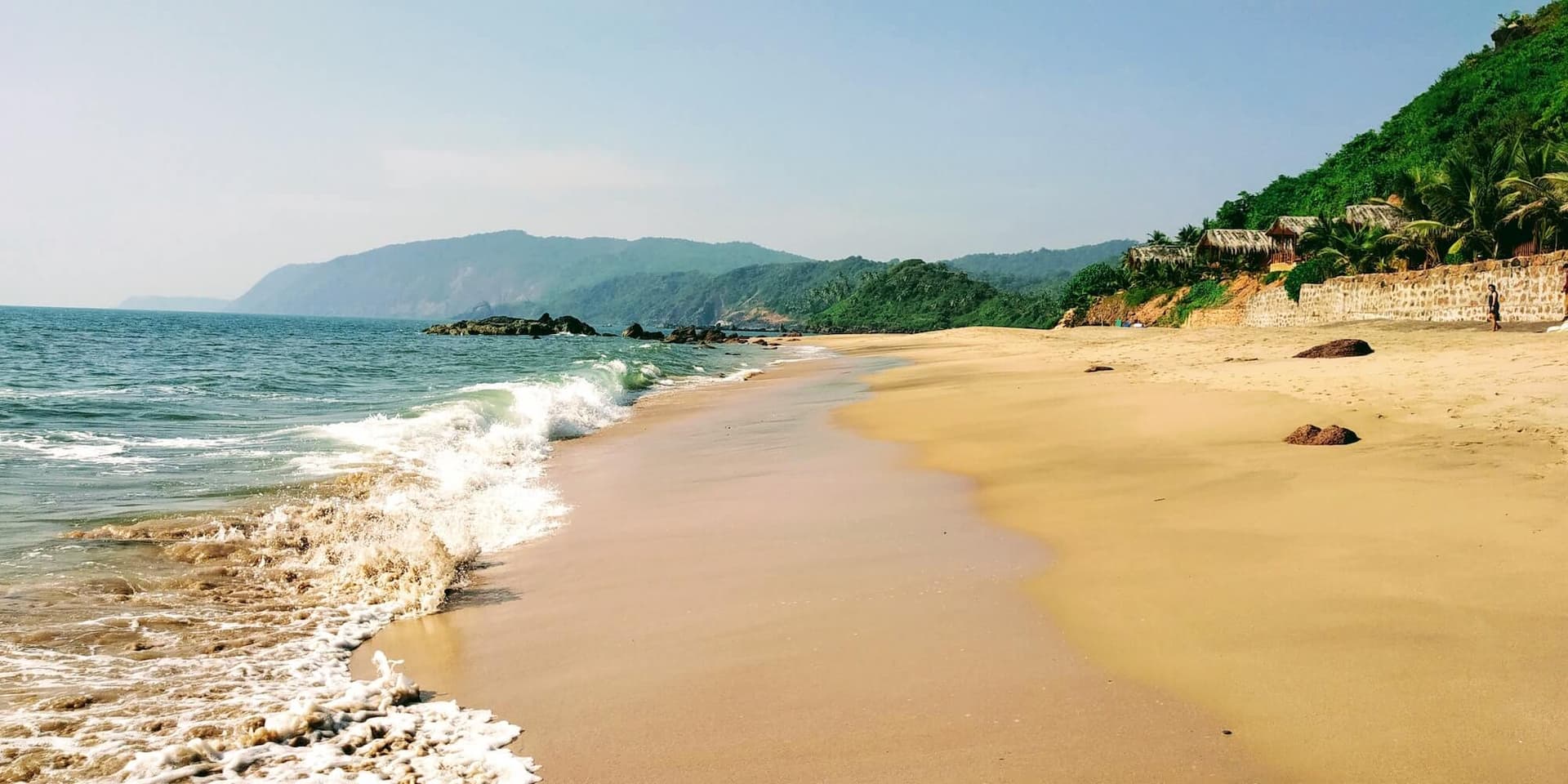 Pristine beaches