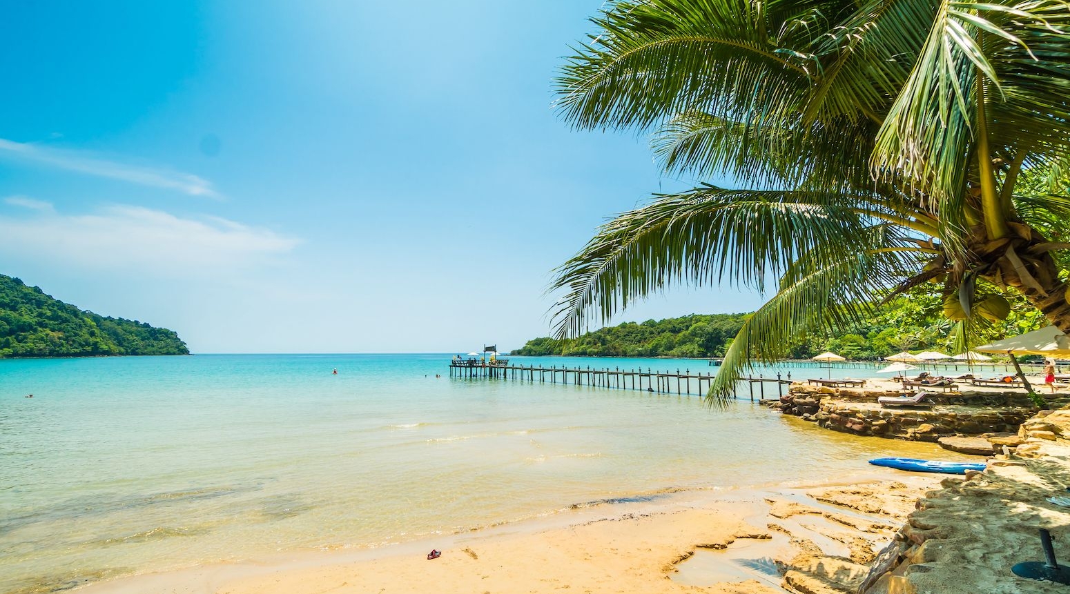 beautiful tropical beach sea